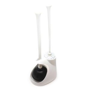 Toilet Brush and Plunger Caddy Set, 4